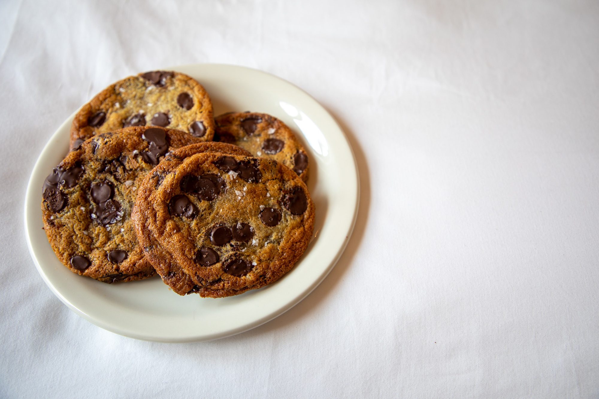 Wayside warm chocolate chip cookies at The Francis packages