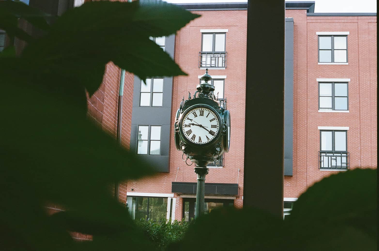 Historic clock in Portland Maine, highlighting rich Portland Maine history and charm.